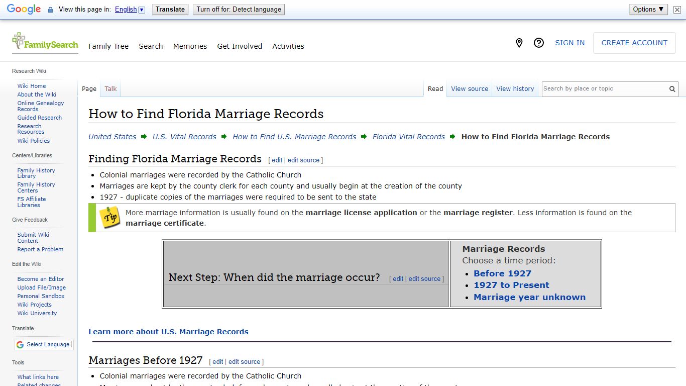 How to Find Florida Marriage Records • FamilySearch